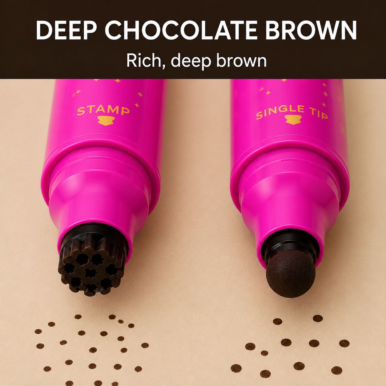 Waterproof Dual-Ended Aura Freckle Stamp Pen