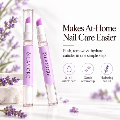 LAMORE 2-in-1 Cuticle Care Pen