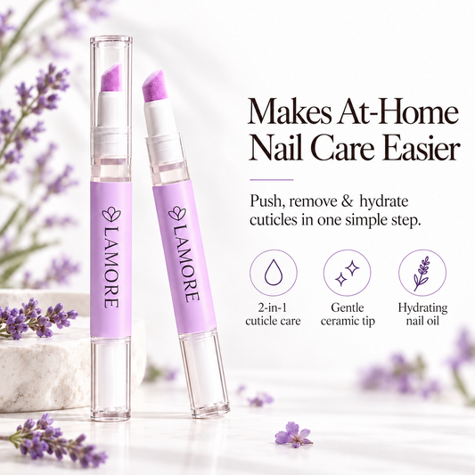 LAMORE 2-in-1 Cuticle Care Pen