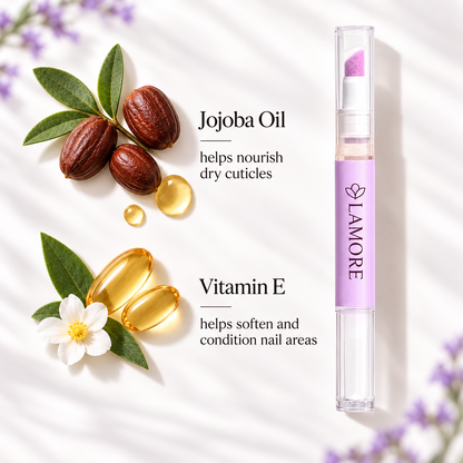 LAMORE 2-in-1 Cuticle Care Pen