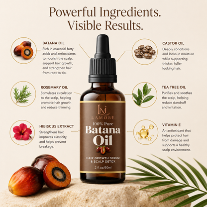 Pure Golden Batana Oil – Hair Growth & Scalp Repair Serum