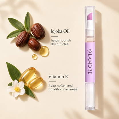 LAMORE 2-in-1 Cuticle Care Pen