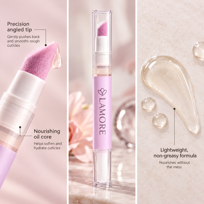 LAMORE 2-in-1 Cuticle Care Pen