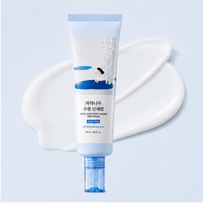 SPF50 Anti-aging Birch Juice Moisturizing Sun Serum
